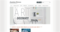 Desktop Screenshot of jasmins-horses.com